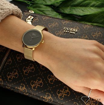 Zegarek złoty damski na bransoletce Pierre Ricaud Grafitowe marzenie P22168.1116Q. Klasyczny zegarek. Prosty zegarek. Doskonały zegarek na prezent dla kobiety. Kobiecy zegarek.6.jpg