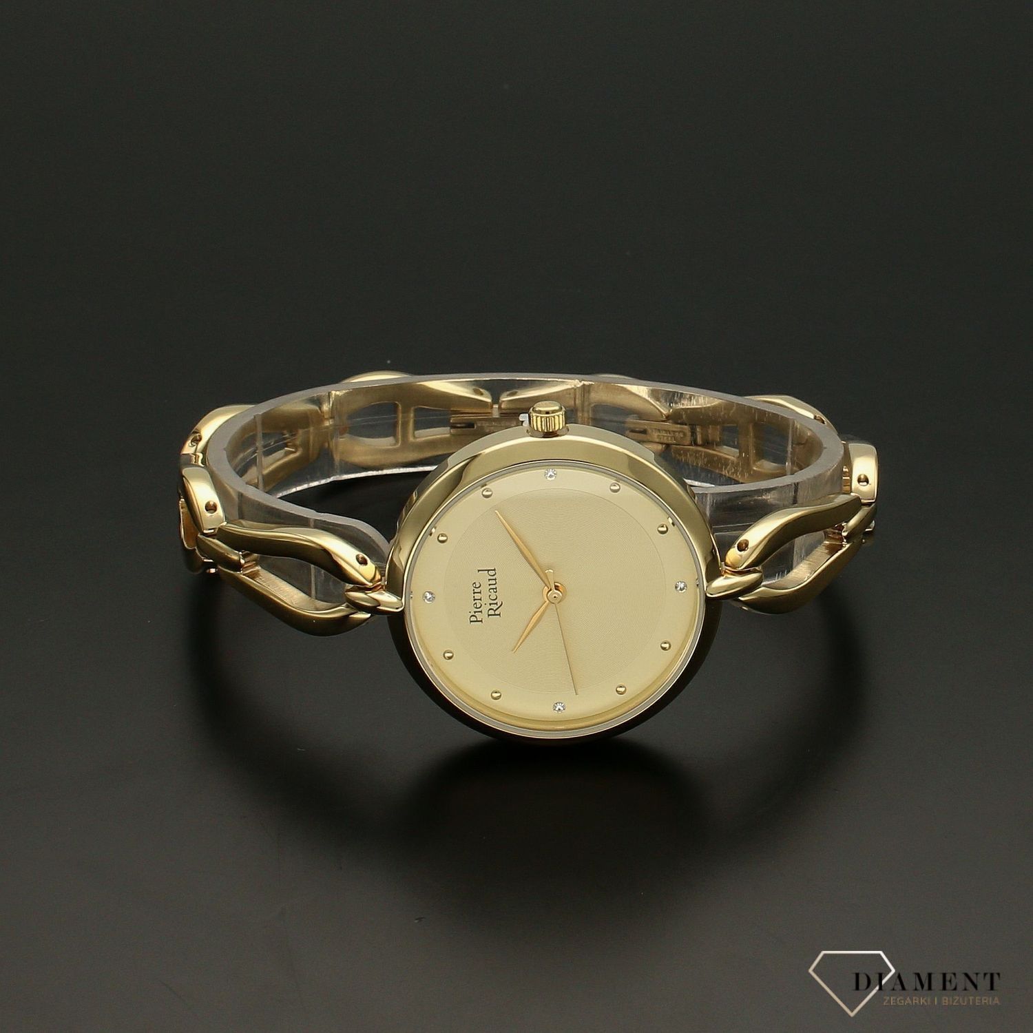 Zegarek damski na złotej bransolecie Pierre Ricaud P23001.1141Q.jpg
