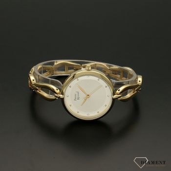 Zegarek damski Pierre Ricaud P23001.1143Q. Zegarek damski w kolorze złotym z ozdobną bransoletą i tarczą.  (3).jpg