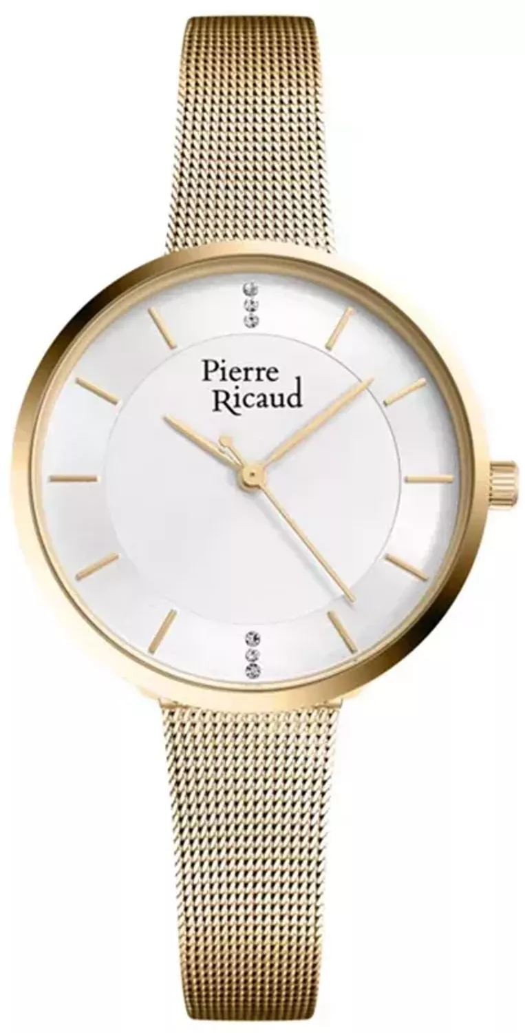 Zegarek damski na złotej bransolecie ze srebrną tarczą Adriatica P23006.1113Q.webp