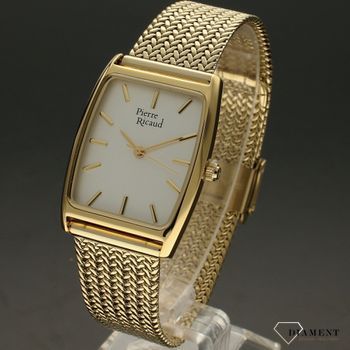 Zegarek damski Pierre RicaudP37039.1113Q ⌚ Zegarek damski w kolorze złotym z ozdobną bransoletą i tarczą.  (2).jpg