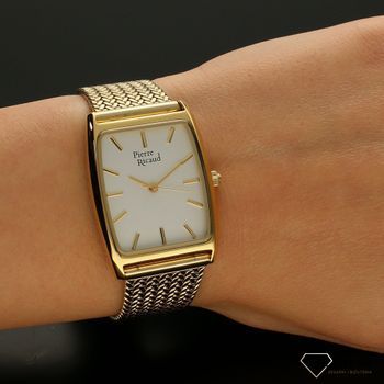 Zegarek damski Pierre RicaudP37039.1113Q ⌚ Zegarek damski w kolorze złotym z ozdobną bransoletą i tarczą.  (5).jpg