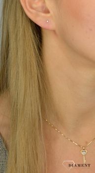 Zawieszka złota DIAMENT diamenty 'Klucz do serca' 0660077217. Nie ma bardziej eleganckiego i klasycznego połączenia niż złoto i brylanty (4).JPG