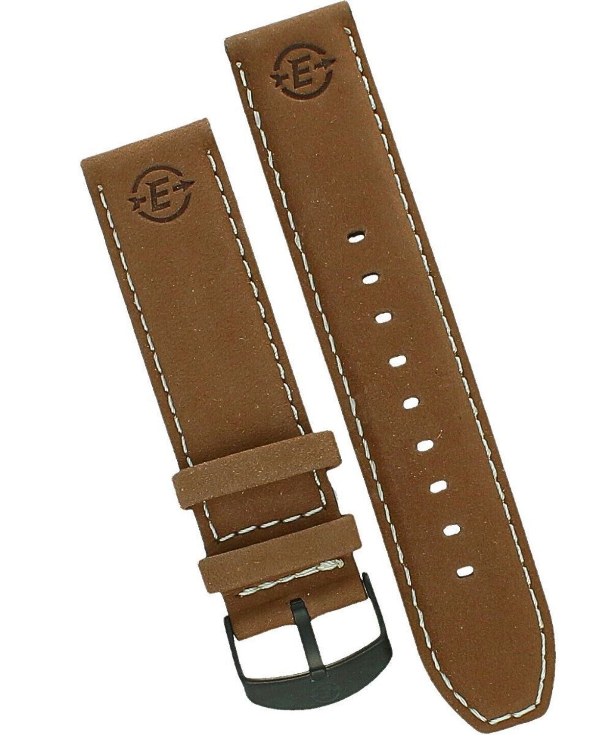 Skórzany brązowy pasek do zegarka Timex. Szerokość 20 mm, zapięcie na sprzączkę, klasyczny męski design i wysoka jakość wykonania.1.jpg