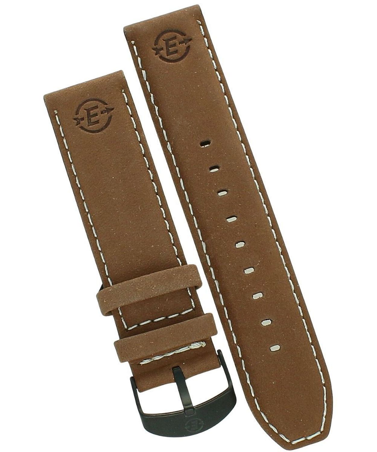 Skórzany brązowy pasek do zegarka Timex. Szerokość 20 mm, zapięcie na sprzączkę, klasyczny męski design i wysoka jakość wykonania.1.jpg