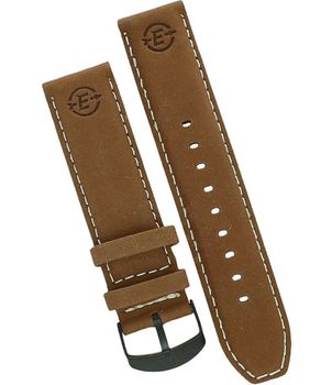 Skórzany brązowy pasek do zegarka Timex. Szerokość 20 mm, zapięcie na sprzączkę, klasyczny męski design i wysoka jakość wykonania.1.jpg