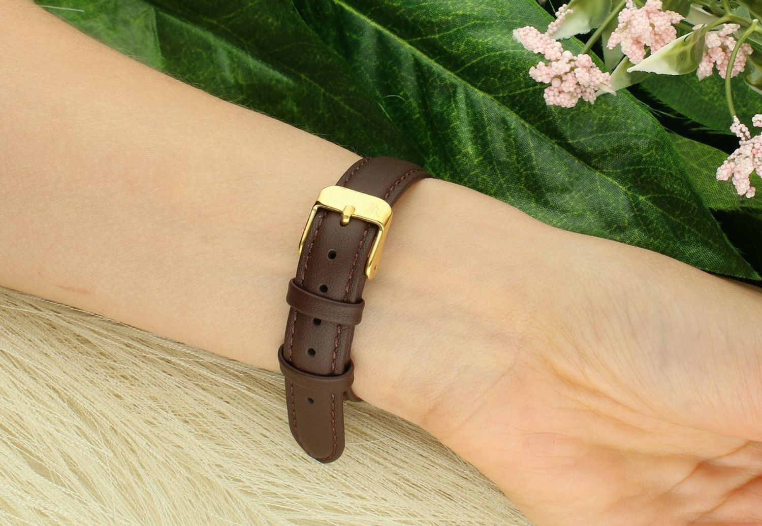 Zegarek Damski Pierre Ricaud Classic Sapphire P51028.1B21Q Brązowy Pasek.jpg