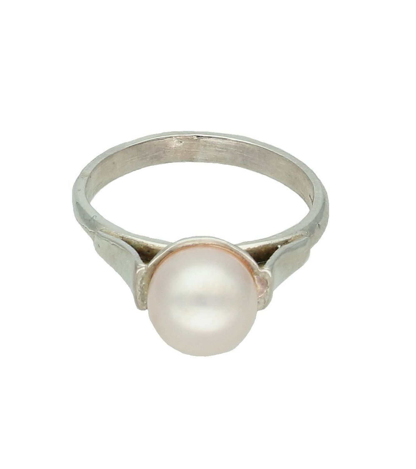 Srebrny pierścionek damski 925 Swarovski Elements perła rozmiar 13 P5818R8.jpg