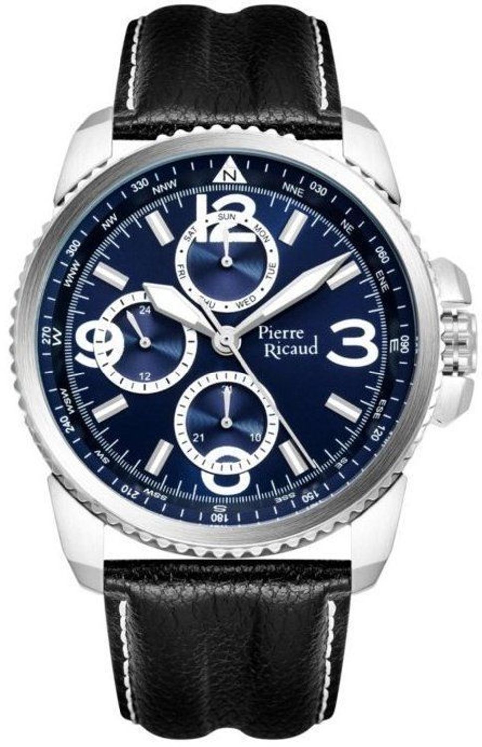 Zegarek męski Pierre Ricaud Multifunction SET P60026.5155QF Zegarek wyposażony jest w kwarcowy mechanizm, zasilany za pomocą baterii. Posiada bardzo 1.jpg