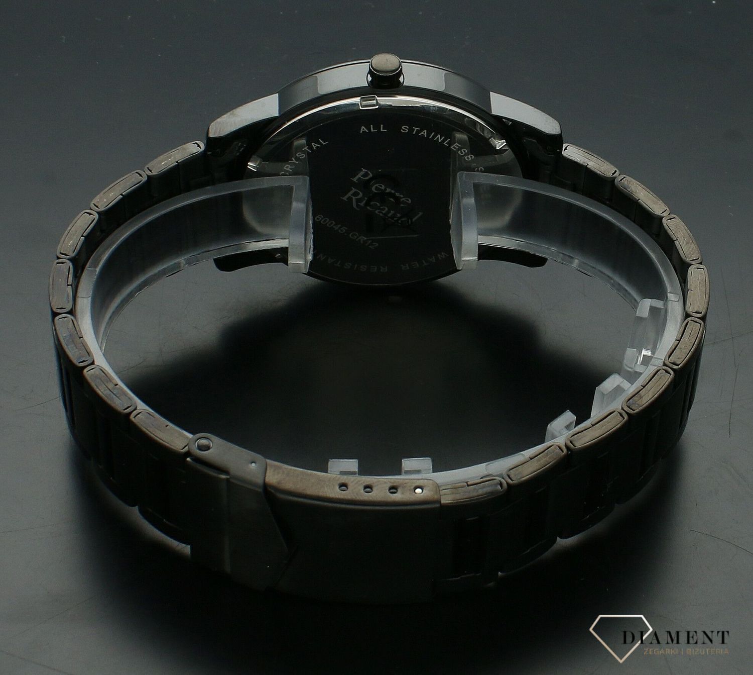 Zegarek męski Pierre Ricaud Classic z szafirowym szkłem P60045.B125Q. Zegarek męski na bransolecie. Zegarek męski z szafirowym szkłem. Męski zegarek Pierre Ricaud z granatową tarczą. Zegarek męski stalowy na bransolecie idealny na prezent..jpg