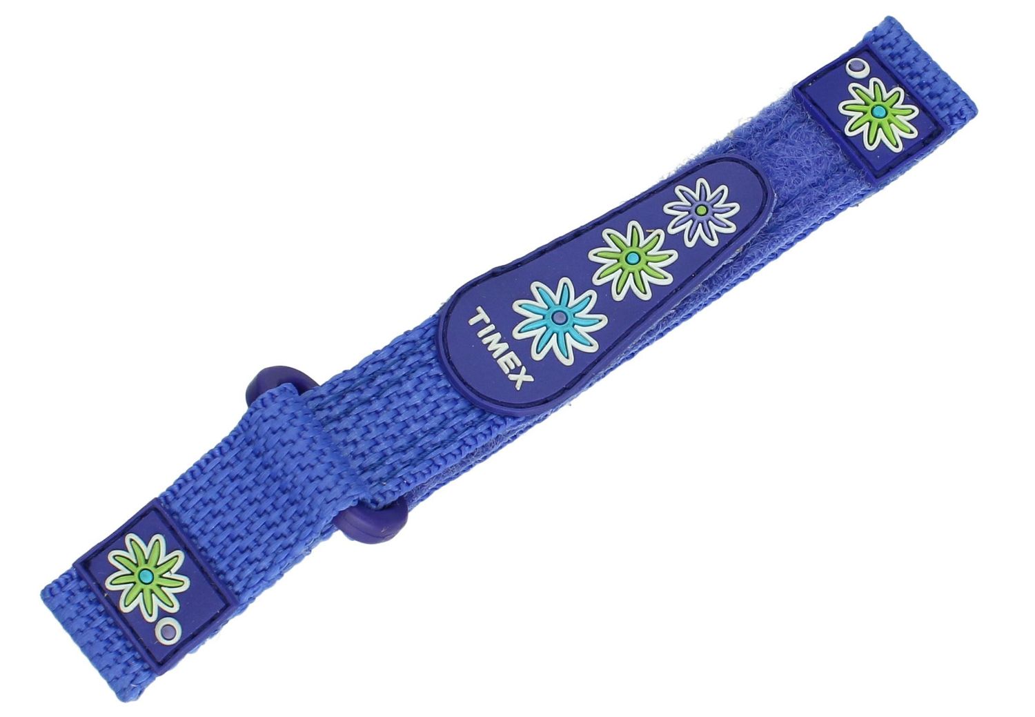 Pasek do zegarka Timex dziecięcy 16mm niebieski na rzep P75071.jpg