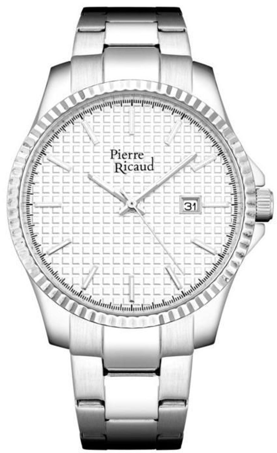 Pierre Ricaud P91030.5113Q – Męski Zegarek ze Srebrną Tarcza i Branso Lata Gwarancji.jpg