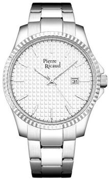 Pierre Ricaud P91030.5113Q – Męski Zegarek ze Srebrną Tarcza i Branso Lata Gwarancji.jpg
