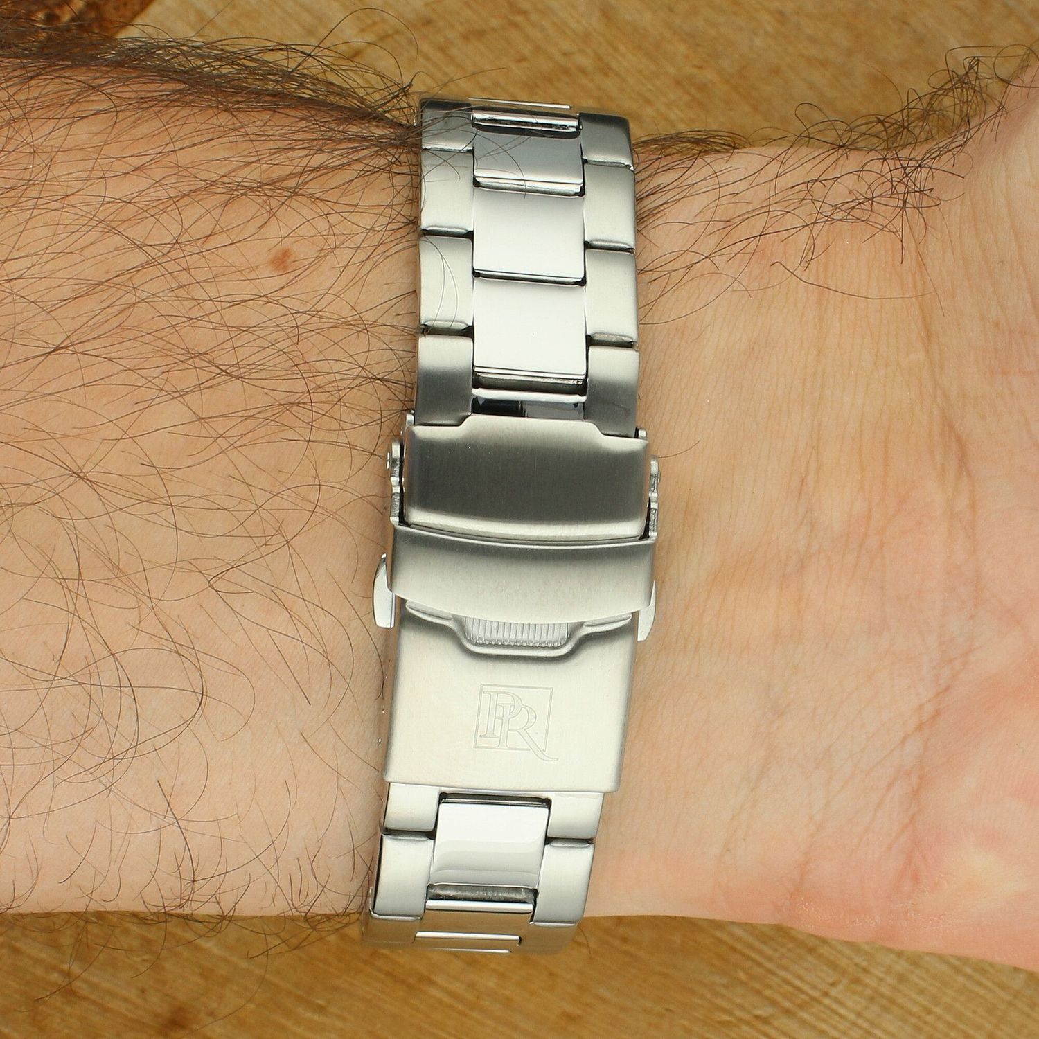 Pierre Ricaud P91030.5115Q – Męski Zegarek Srebrny z Niebieską Tarcza, Bransoleta Stalowa  Sklep Diament.jpg