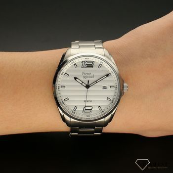 Zegarek męski PIERRE RICAUD biała tarcza P91072.5153Q. Zegarek męski Pierre Ricaud P91072.5153Q wyposażony jest w kwarcowy mechanizm. Zegarek męski z białą tarczą idealnie się sprawdzi na prezent.  (1).jpg