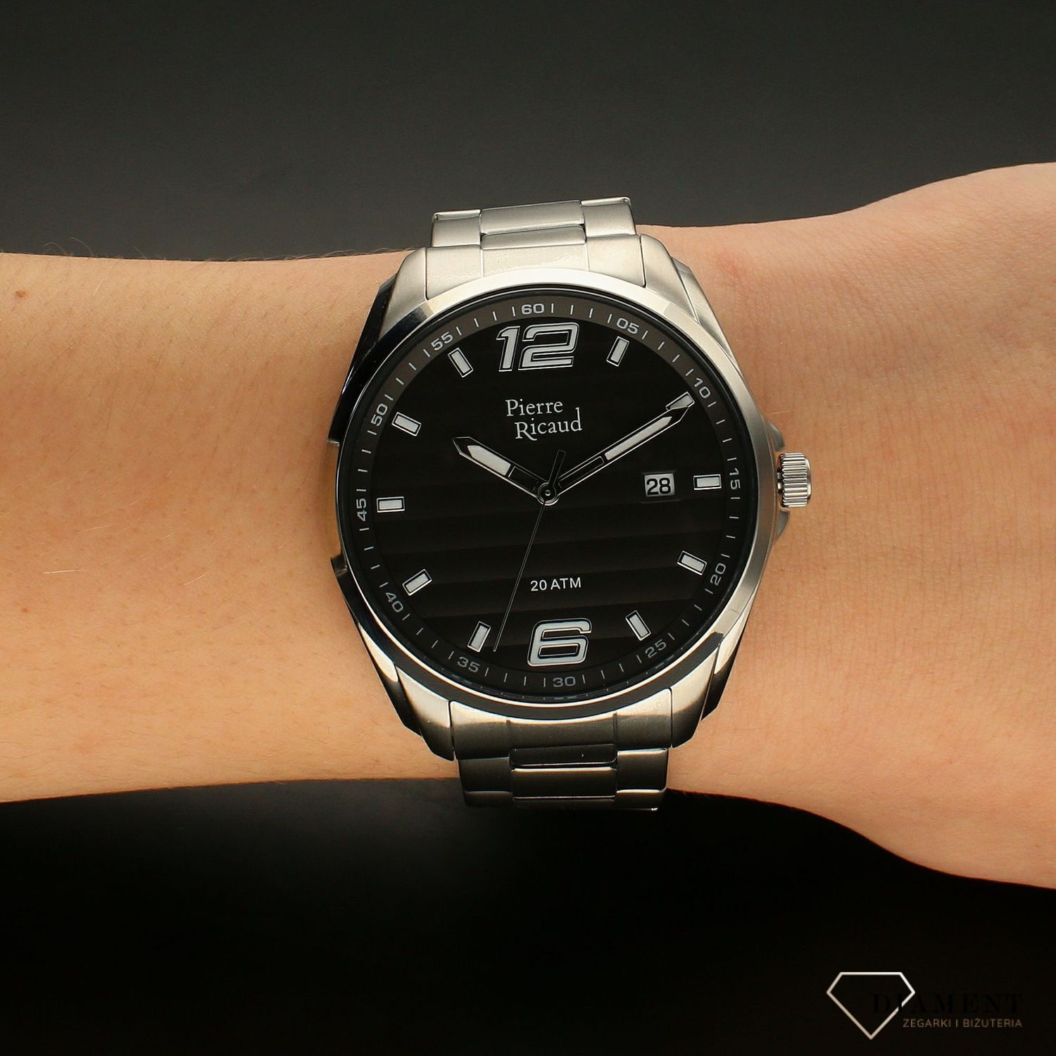 Zegarek męski PIERRE RICAUD na bransolecie P91072.5156Q.jpg