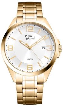 Zegarek męski Pierre Ricaud Classic na złotej bransolecie P91073.1153Q.jpg