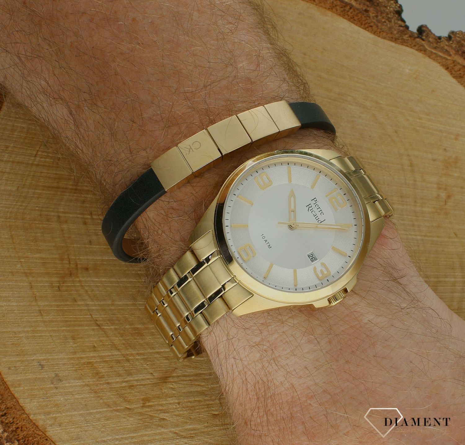 Zegarek męski Pierre Ricaud Classic na złotej bransolecie P91073.1153Q.jpg