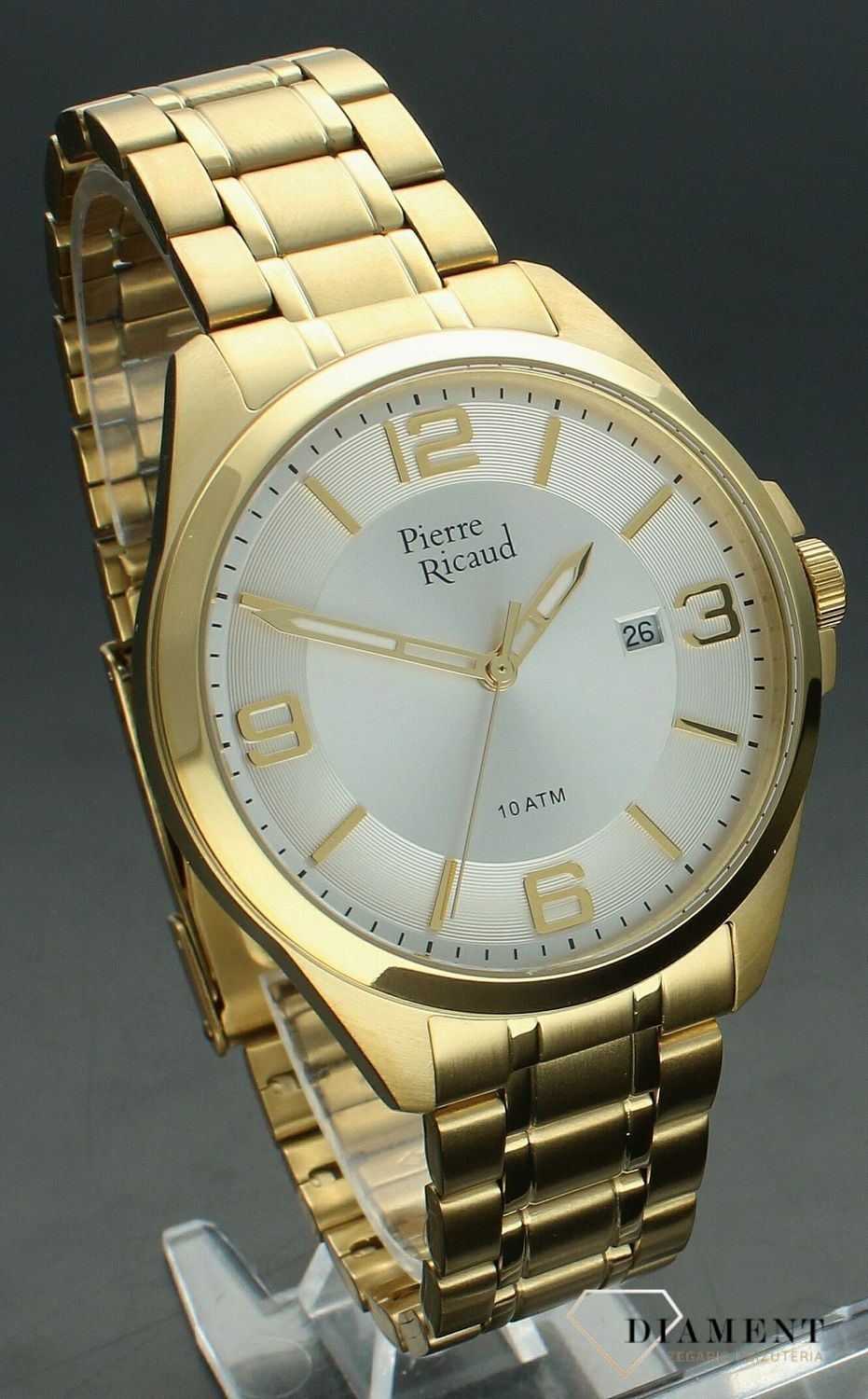Zegarek męski Pierre Ricaud Classic na złotej bransolecie P91073.1153Q.jpg