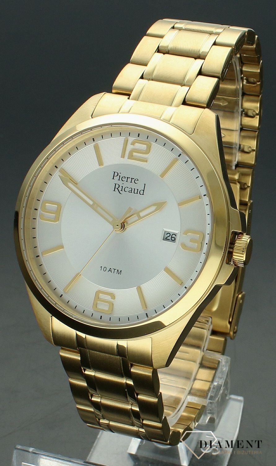 Zegarek męski Pierre Ricaud Classic na złotej bransolecie P91073.1153Q.jpg