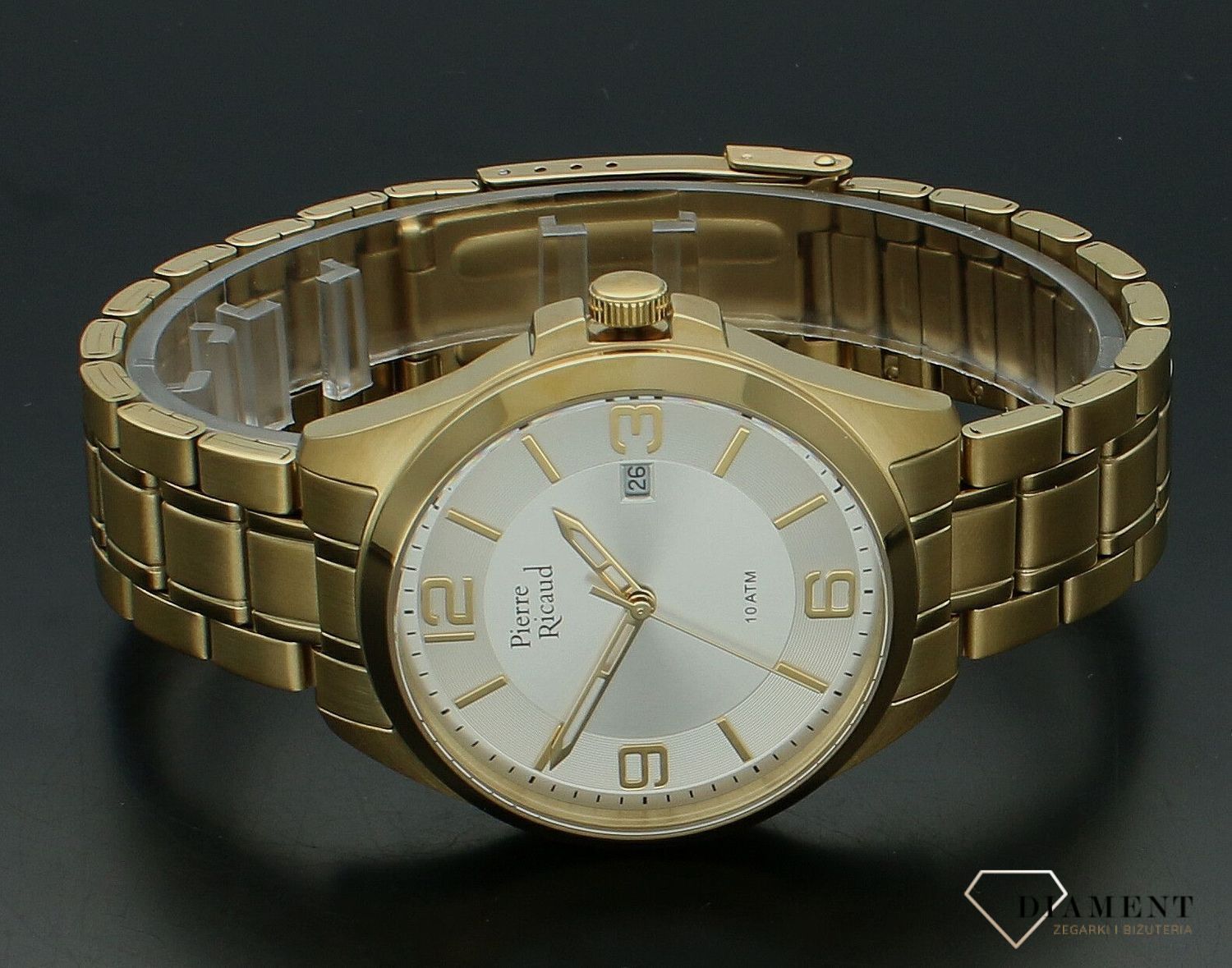 Zegarek męski Pierre Ricaud Classic na złotej bransolecie P91073.1153Q.jpg
