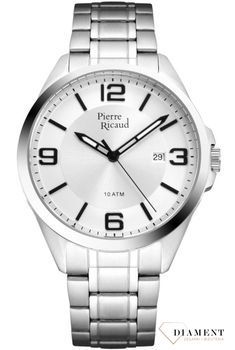Zegarek męski Pierre Ricaud 'Piękno zamknięte w srebrze' P91073.5153Q.jpg