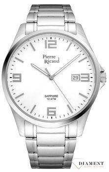 Zegarek męski Pierre Ricaud 'srebrna tarcza' P91076.5153Q.jpg