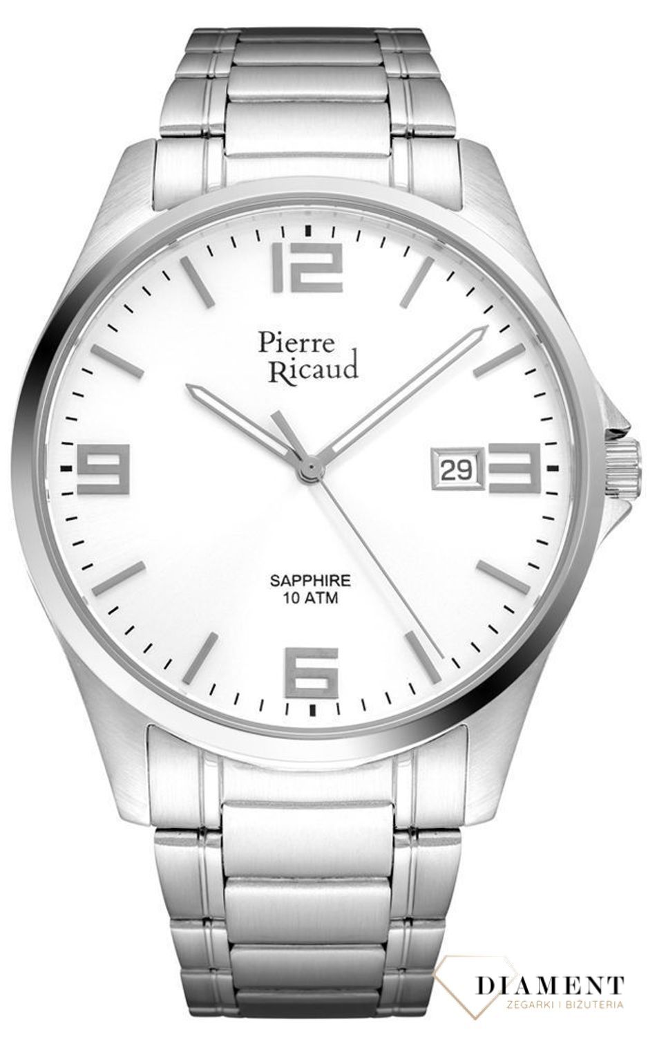 Zegarek męski Pierre Ricaud 'srebrna tarcza' P91076.5153Q.jpg
