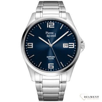 Zegarek męski Pierre Ricaud 'niebieska tarcza' P91076.5155Q.jpg