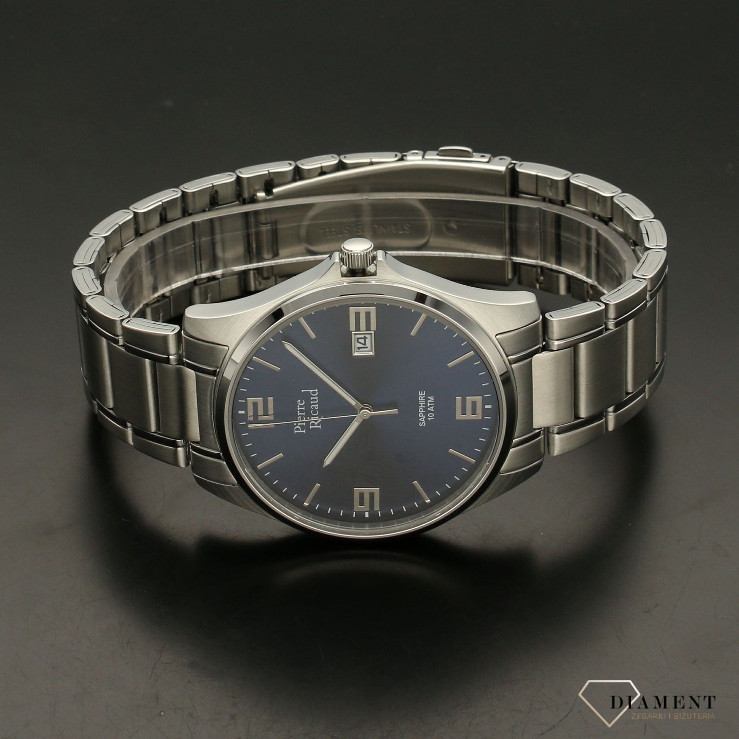 Zegarek męski Pierre Ricaud 'niebieska tarcza' P91076.5155Q.jpg