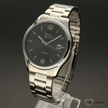 Zegarek męski na bransolecie z szafirowym szkłem Pierre Ricuad P91086.5156Q (1).jpg
