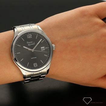 Zegarek męski na bransolecie z szafirowym szkłem Pierre Ricuad P91086.5156Q (4).jpg