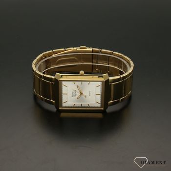 Zegarek męski ' Złoty Prostokąt na bransolecie'  Pierre Ricuad P97014F.1113Q (3).jpg