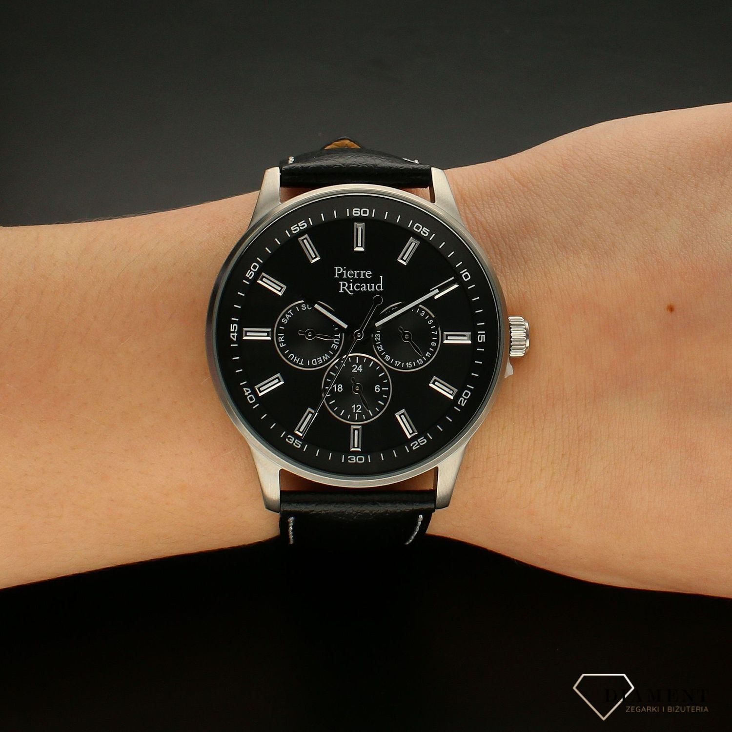 Zegarek męski PIERRE RICAUD P97033.5214QF ✓Zegarki na pasku✓ Zegarek męski✓ Męskie zegarki ✓ Zegarki męskie✓ Autoryzowany sklep✓ Kurier Gratis 24h✓ Gwarancja najniższej ceny✓ Grawer 0zł✓Zwrot 30 dni✓Negocjacje ➤Zapraszamy!.webp