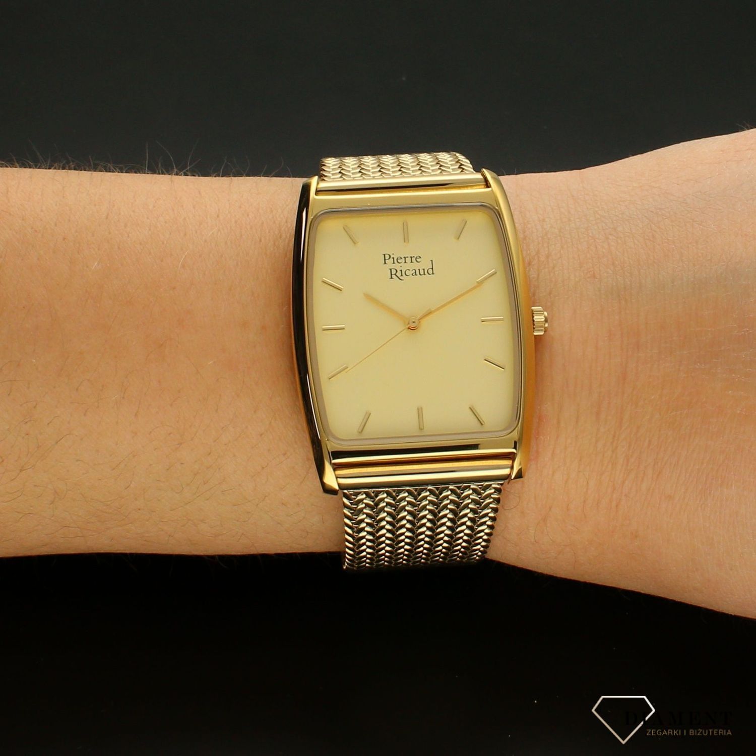 ◎ペルル◎ Zegarek damski na bransolecie Pierre Ricaud P97039.1111Q