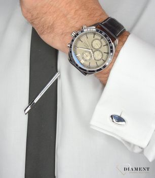 Zegarek męski Pierre Ricaud P97224.Y257QF2. Zegarek męski z ozdobnymi dodatkowymi tarczami. Zegarek męski ze stalową koperta oraz szarą tarczą zegarka (5).JPG