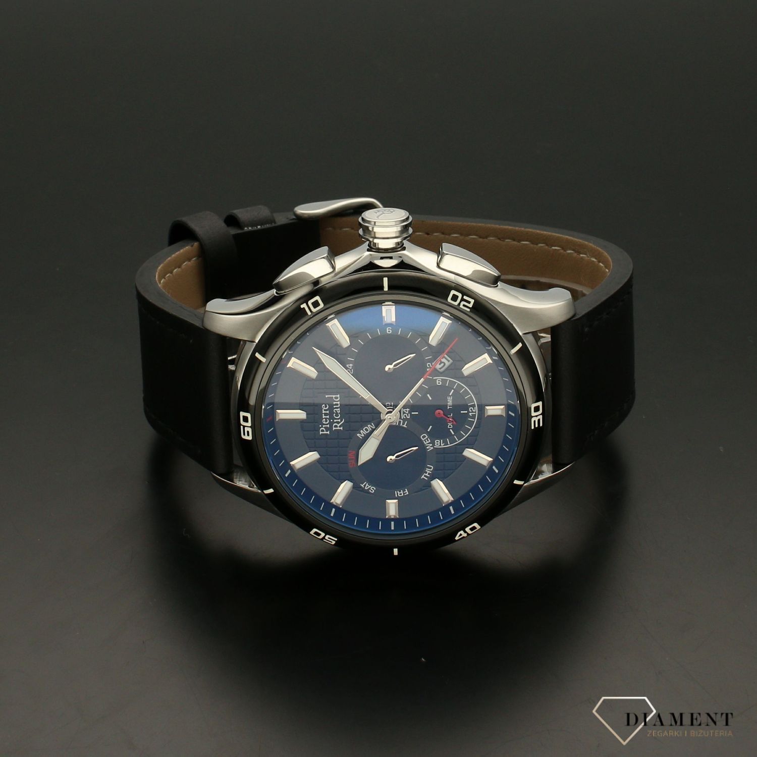 Zegarek męski na pasku Pierre Ricuad z chronografem P97260.Y214QF.jpg