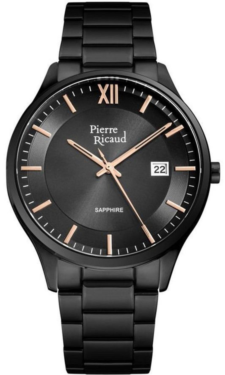 Zegarek męski PIERRE RICAUD P97262.B1R4Q Wyposażony jest w kwarcowy mechanizm, zasilany za pomocą baterii. Posiada bardzo wysoką dokładność mierzenia czasu2.jpg