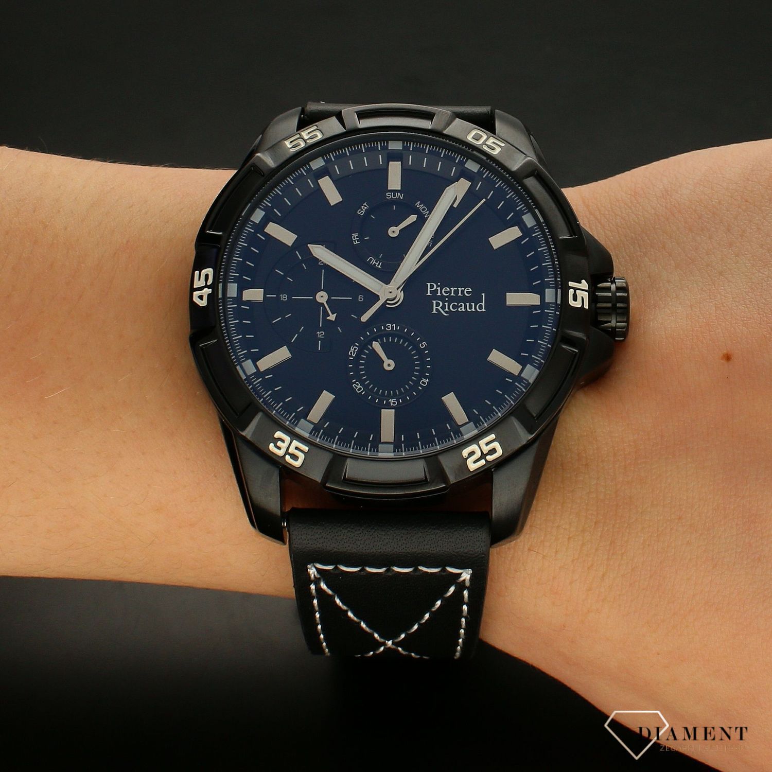 Zegarek męski PIERRE RICAUD P97263.B214QF ✓Zegarki na pasku✓ Zegarek męski✓ Męskie zegarki ✓ Zegarki męskie✓ Autoryzowany sklep✓ Kurier Gratis 24h✓ Gwarancja najniższej ceny✓ Grawer 0zł✓Zwrot 30 dni✓Negocjacje ➤Zapraszamy!.webp