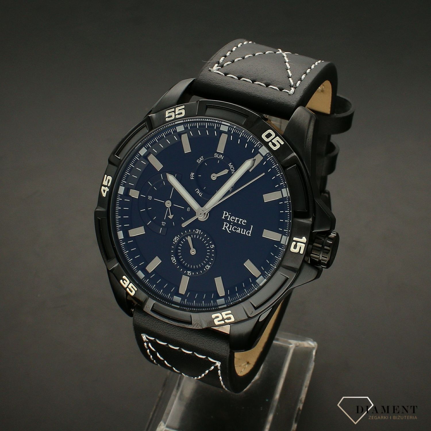 Zegarek męski PIERRE RICAUD P97263.B214QF ✓Zegarki na pasku✓ Zegarek męski✓ Męskie zegarki ✓ Zegarki męskie✓ Autoryzowany sklep✓ Kurier Gratis 24h✓ Gwarancja najniższej ceny✓ Grawer 0zł✓Zwrot 30 dni✓Negocjacje ➤Zapraszamy!.webp