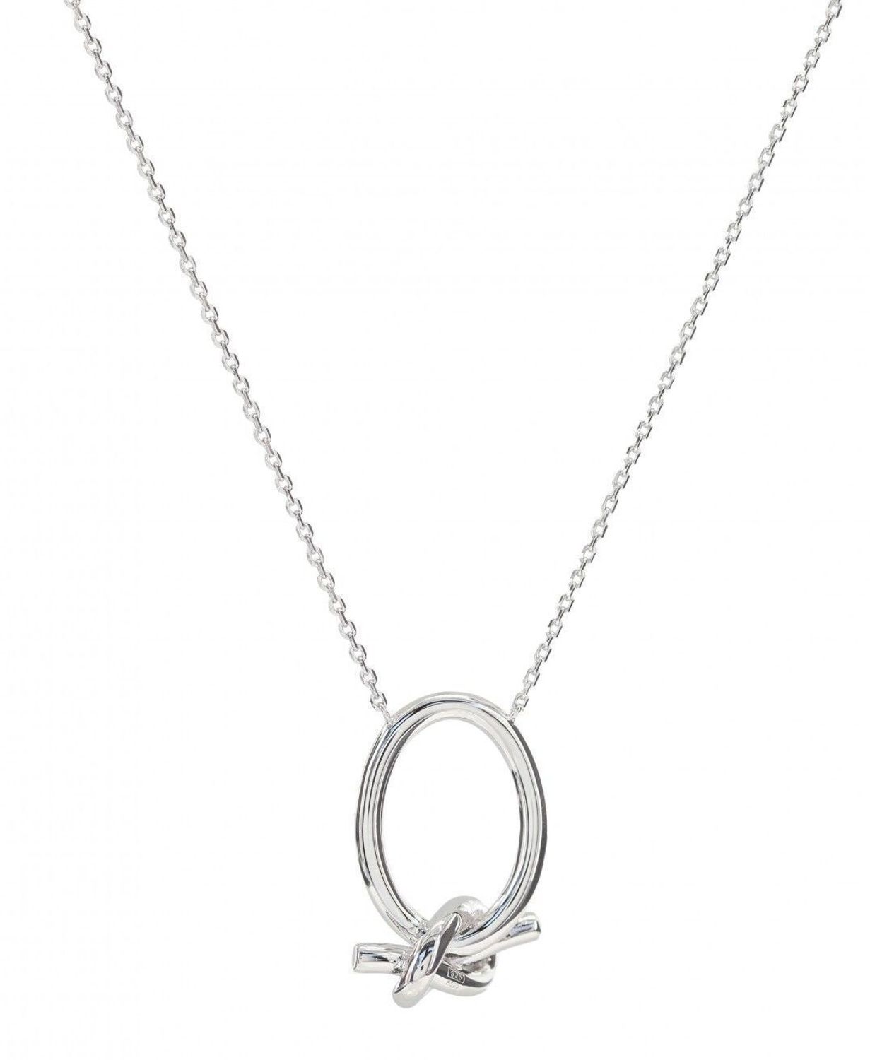 Naszyjnik srebrne owal 'zaplątana miłość'. Naszyjnik PE-17832 z kolekcji Coeur de Lion.jpg
