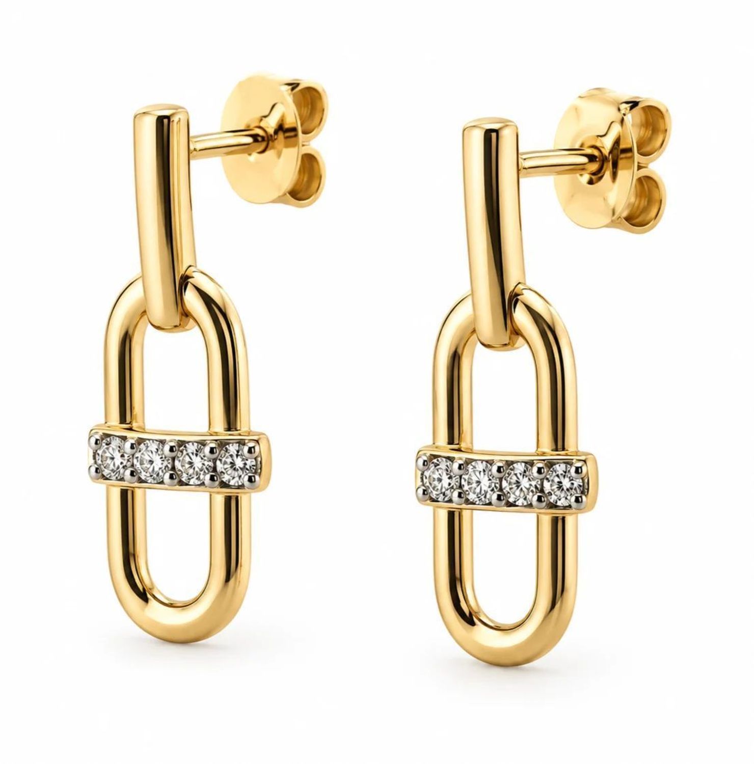 Złote kolczyki 585 wiszące z 10 diamentami 0,22 ct – elegancka biżuteria damska (3).jpg