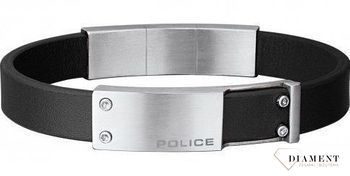 Bransoletka POLICE PJ.26193BLB-01. Czarna, męska bransoleta firmy POLICE. Biżuteria z kolekcji męskiej to odpowiedź na coraz większe zainteresowanie tego typu dodatkami do stylizacji..jpg