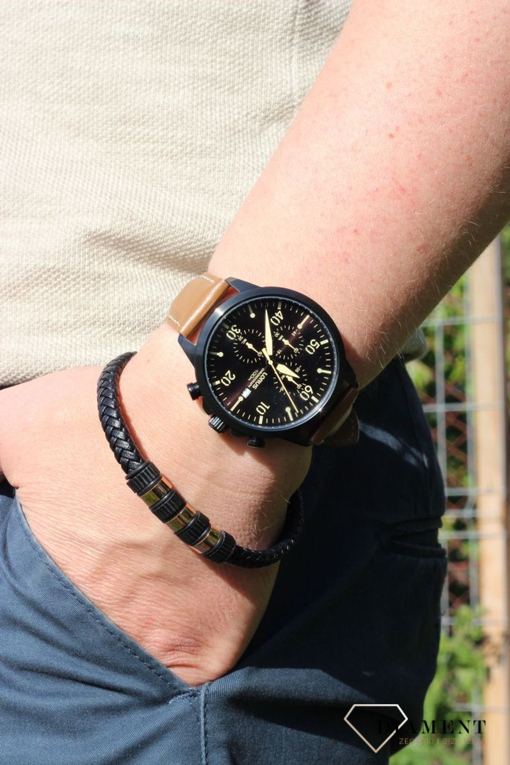 Męska bransoleta Pierre Ricaud PR615.9BL.jpg