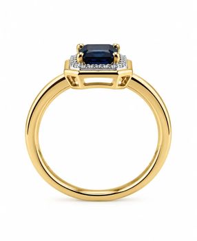 Złoty pierścionek 585 z London Blue Topaz 1,18 ct i 22 diamentami 0,10 ct GHSI rozmiar 18 (1).jpg