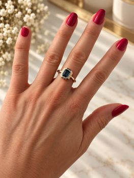 Złoty pierścionek 585 z London Blue Topaz 1,18 ct i 22 diamentami 0,10 ct GHSI rozmiar 18 (3).jpg
