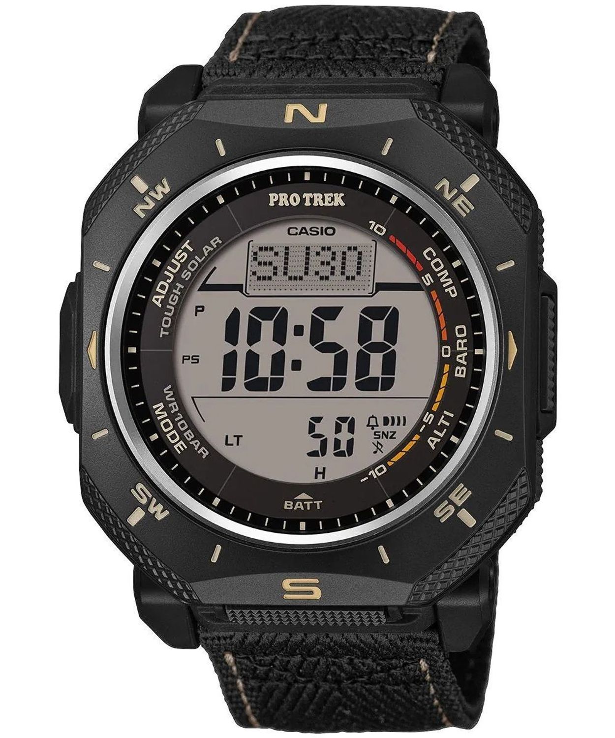 Zegarek Casio PRO TREK PRG-69B-1ER Solar – męski zegarek outdoorowy z kompasem men.jpg