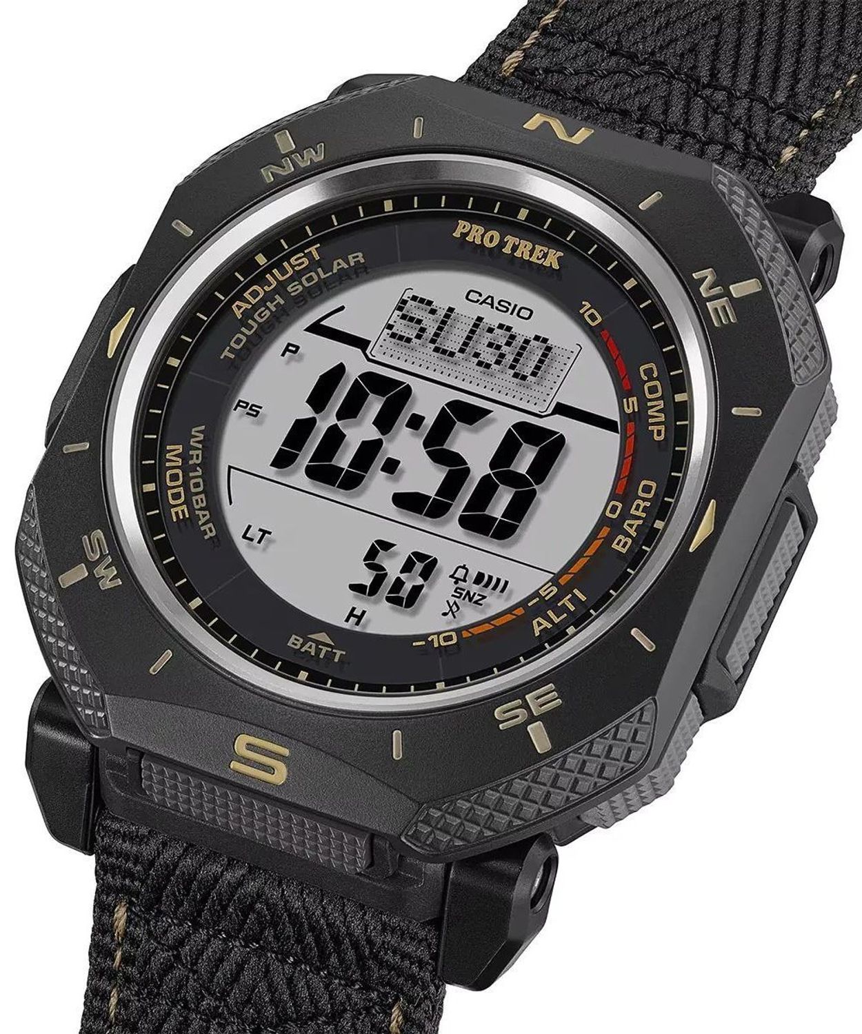 Zegarek Casio PRO TREK PRG-69B-1ER Solar – męski zegarek outdoorowy z kompasem men.jpg