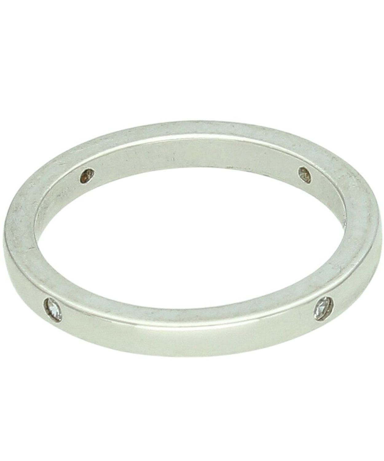 Srebrny pierścionek obrączka z czterema cyrkoniami – srebro 925.jpg