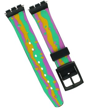 Wielokolorowy pasek gumowy do zegarka Swatch PRS-SWATCH-13SWISS-GUMA – czarny spód - OUTLET (1).jpg